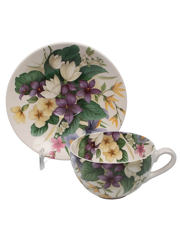 WAYMAN CERAMICS Bloomers kuppi ja aluslautanen - Lautaset ja kulhot - 10105591007 - 0