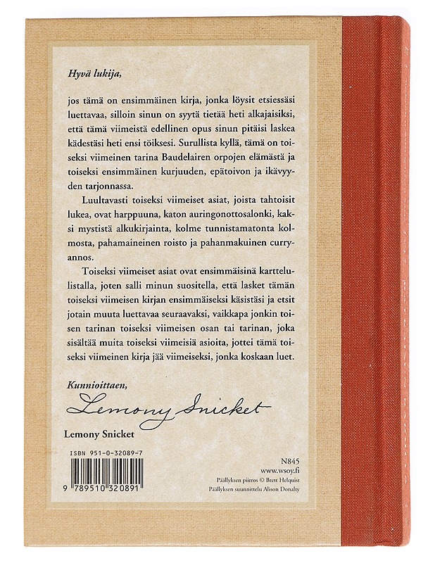 Ratkaisun rajoilla - Snicket, Lemony - Nuorten kirjat - 10105591021 - 1