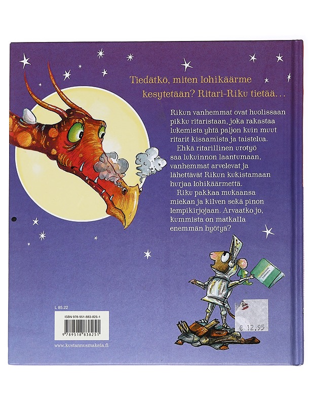 Ritari joka ei halunnut taistella - Docherty, Helen - Lastenkirjat - 10105591023 - 1