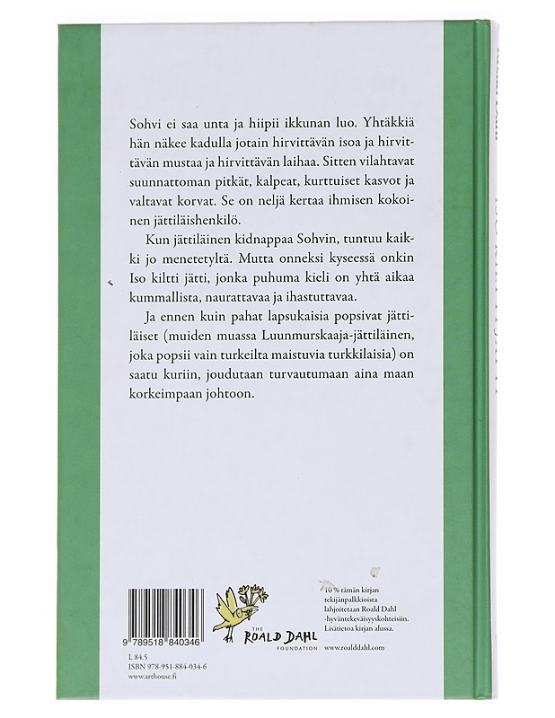 Iso kiltti jätti - Dahl, Roald - Lastenkirjat - 10105591036 - 1