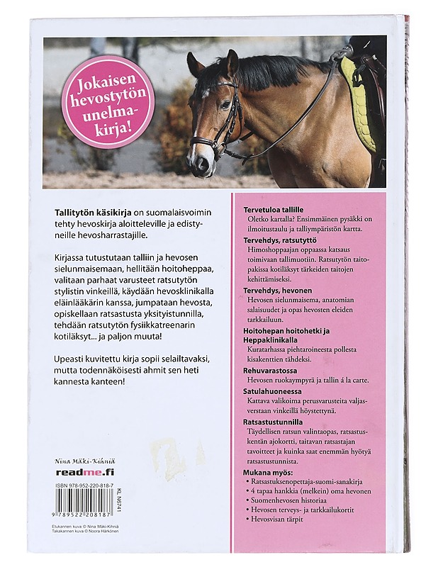 Tallitytön käsikirja - Mäki-Kihniä, Nina - Nuorten kirjat - 10105591048 - 1