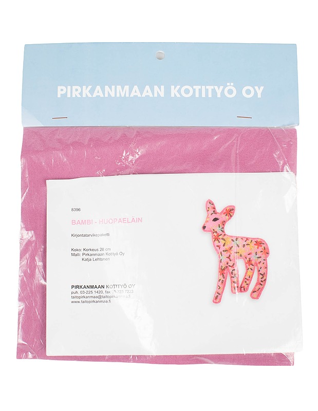 PIRKANMAAN KOTITYÖ OY Kirjontarvikepaketti, 28cm - Käsityö - 10105591052 - 0