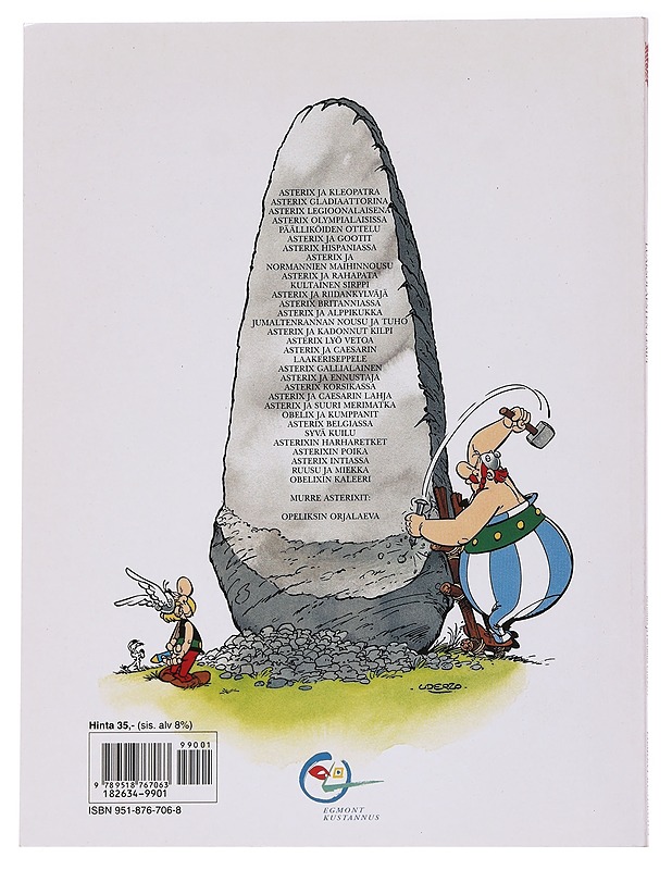 Luaksolaesten lempi - Uderzo, Albert - Sarjakuvat - 10105591056 - 1