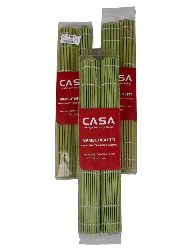 CASA bambutablettisetti, 6 osaa - Muut astiat - 10105591109 - 0