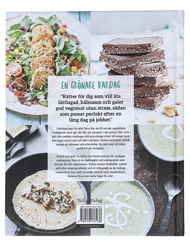 Vardagsvego för alla! Snabba och lättlagade vegorecept för vardagen - Porat, Sofia von - Ruokakirjat - 10105591111 - 1