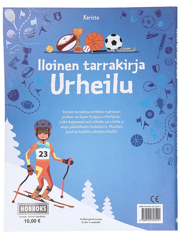 Urheilu : iloinen tarrakirja - Davies, Kate - Lastenkirjat - 10105591122 - 1