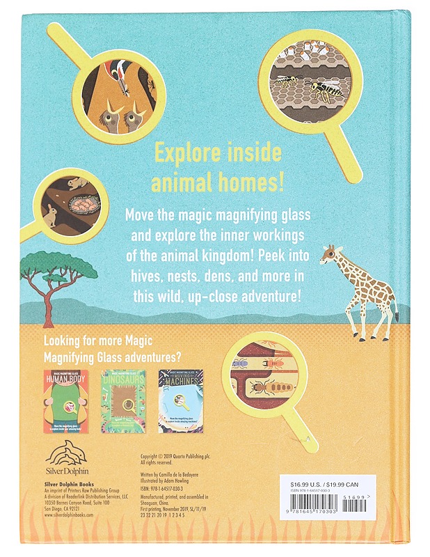 Magic Magnifying Glass: Animal Homes - Gary Venn - Lastenkirjat - 10105591134 - 1
