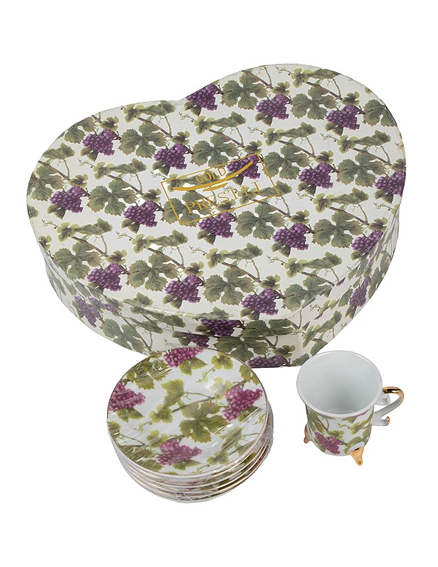 GOLD PRESTIJ kahvikuppisetti, 12 osaa - Lautaset ja kulhot - 10105591151 - 0