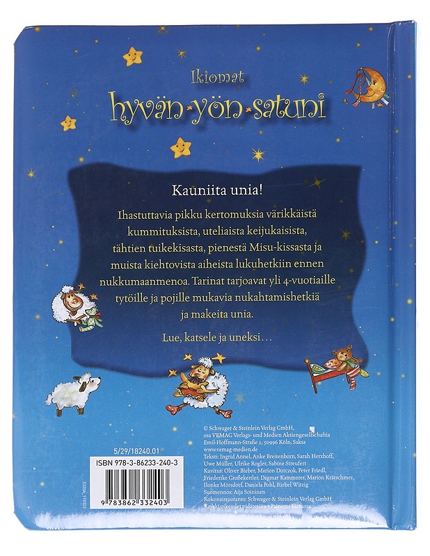 Ikiomat hyvän yön satuni - Annel, Ingrid - Lastenkirjat - 10105591173 - 1