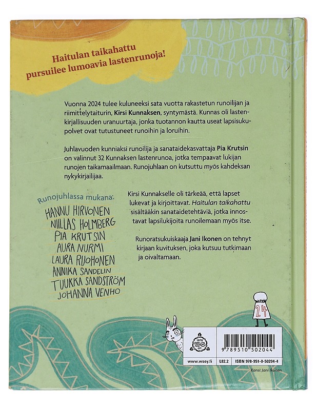 Haitulan taikahattu - Kunnas, Kirsi - Lastenkirjat - 10105591179 - 1