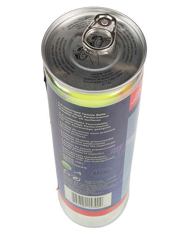 KAPPA Pressurised tennispallot, 4 kpl - Tennis - 10105591184 - 1
