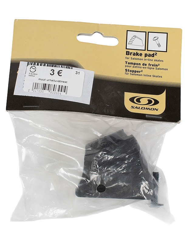 SALOMON  Standard rullaluistimen jarrupala + kiinnityruuvi, 1 kpl - Muut urheiluvälineet ja vapaa-aika - 10105591285 - 0