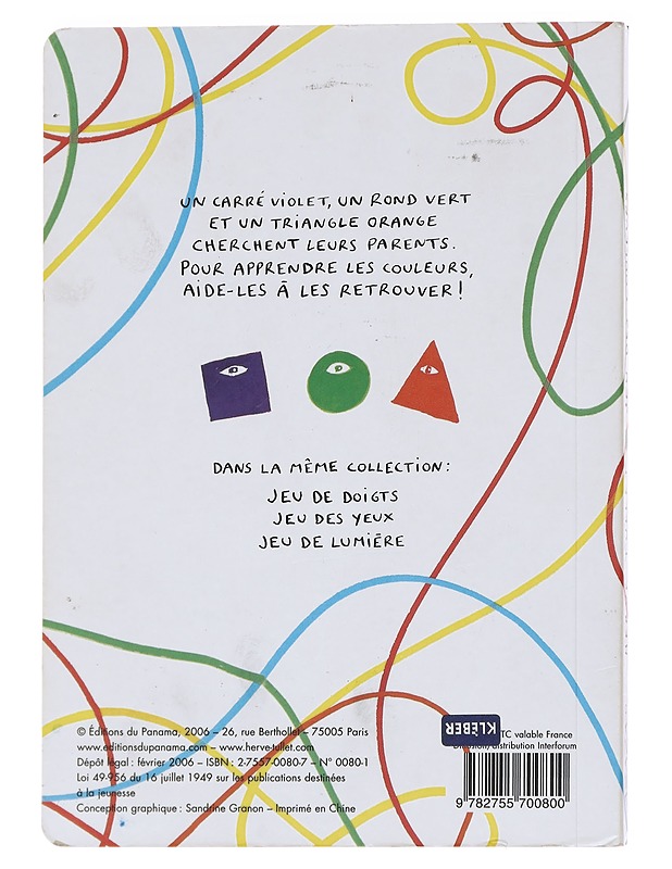 Jeu des couleurs - Hervé Tullet - Taide- ja kulttuurikirjat - 10105591287 - 1