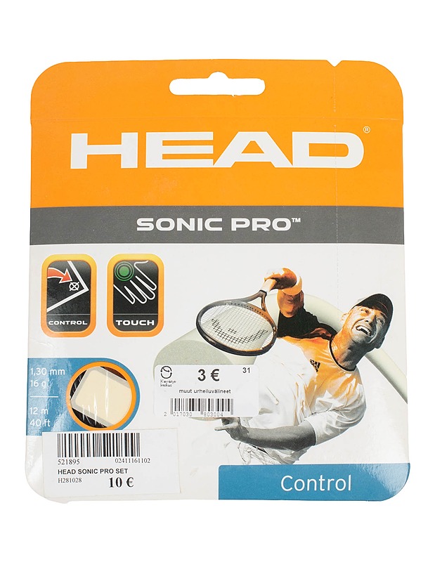 HEAD SONIC PRO -tennismailan jännesetti, 12 metriä - Muut urheiluvälineet ja vapaa-aika - 10105591297 - 0