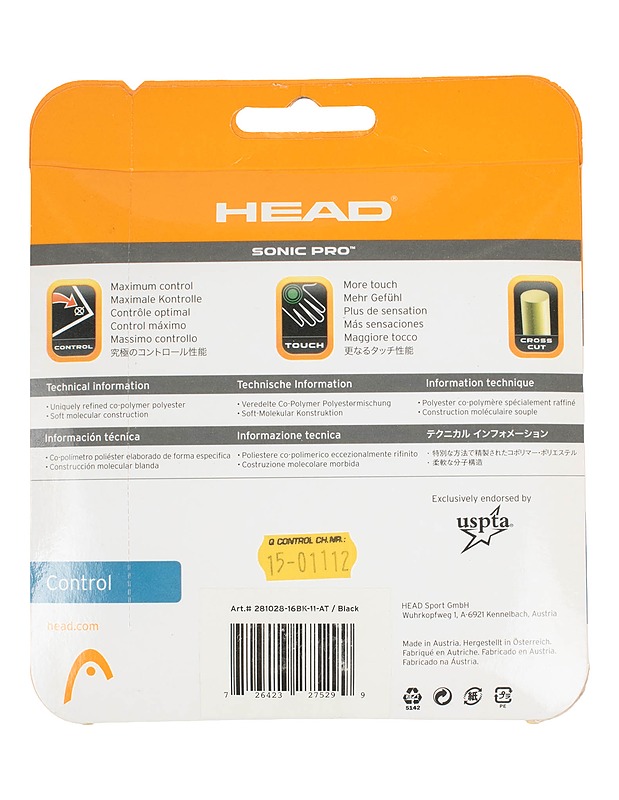 HEAD SONIC PRO -tennismailan jännesetti, 12 metriä - Muut urheiluvälineet ja vapaa-aika - 10105591297 - 1