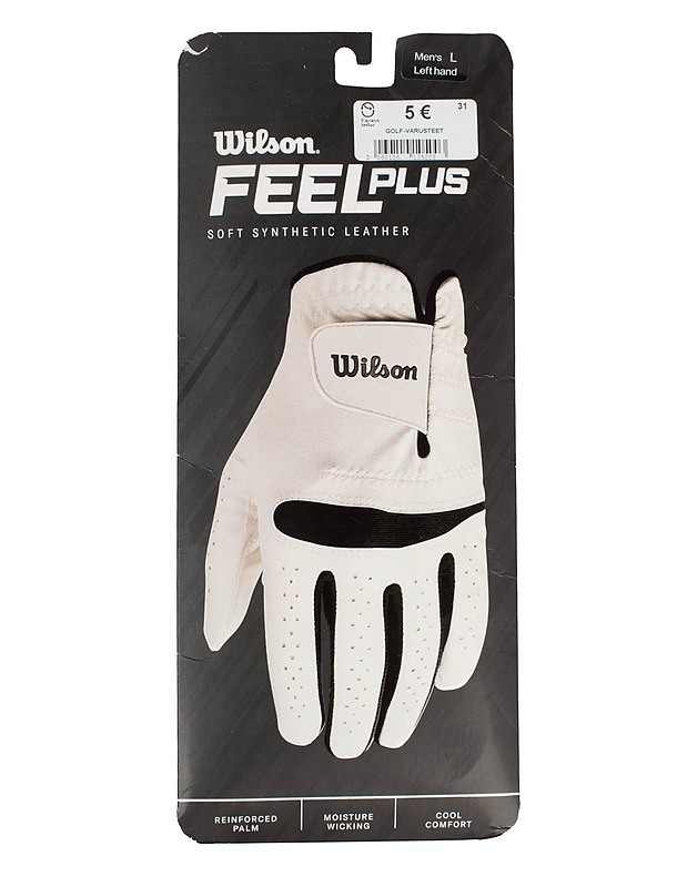 WILSON Feel plus golfhanska, L, vasen käsi - Golf - 10105591318 - 0