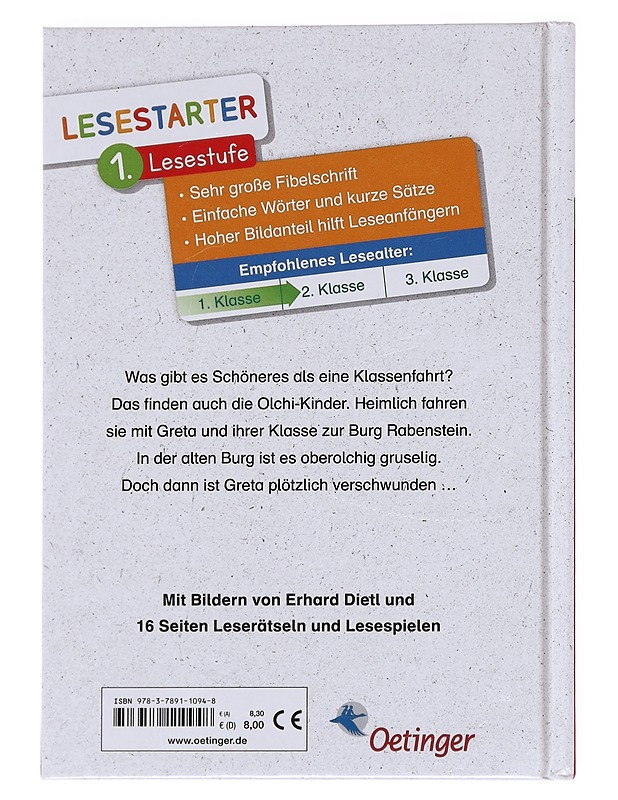Die Olchis auf Klassenfahrt - Dietl Erhard - Lastenkirjat - 10105591328 - 1