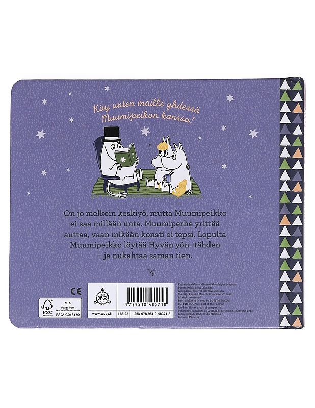 Nuku hyvin, Muumipeikko - Jansson, Tove - Lastenkirjat - 10105591333 - 1