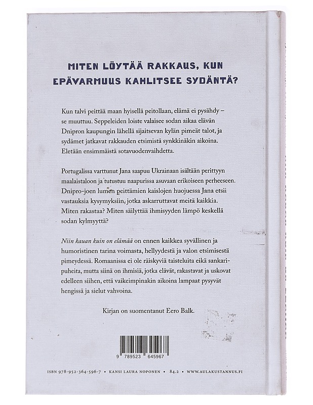 Niin kauan kuin on elämää - Kuznjetsova, Jevhenija - Romaanit ja novellit - 10105591361 - 1