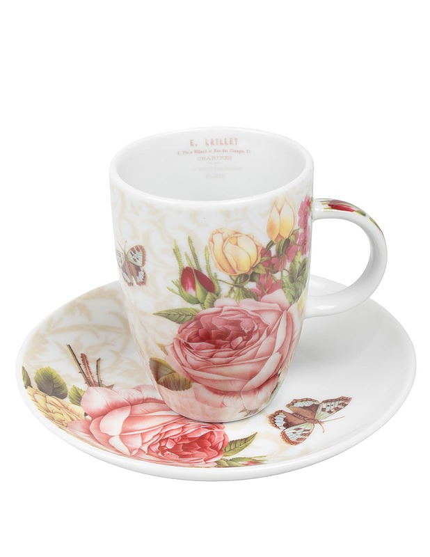 PPD Jardin Rose espressokuppisetti, 4 osaa - Lautaset ja kulhot - 10105591363 - 1
