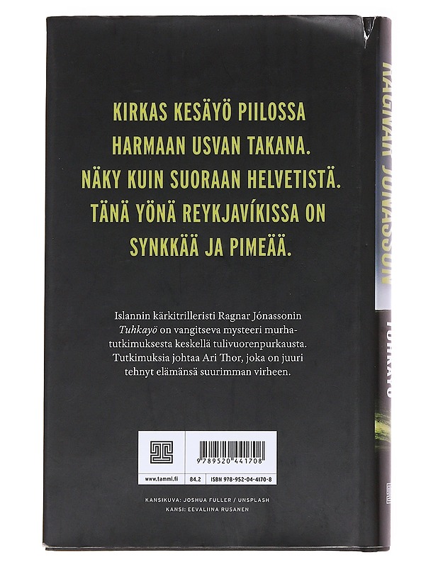 Tuhkayö - Ragnar Jónasson - Romaanit ja novellit - 10105591369 - 1
