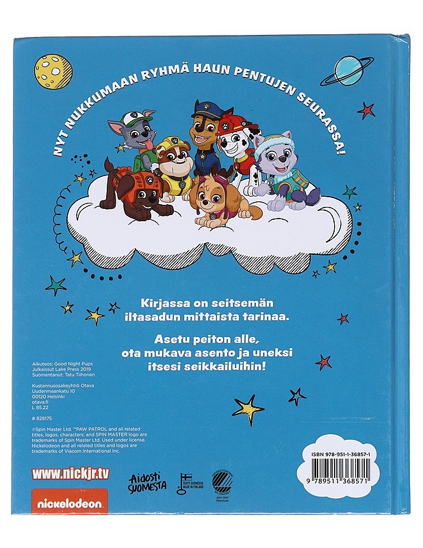 Hyvää yötä, pentupoppoo - Tiihonen, Tatu - Lastenkirjat - 10105591454 - 1