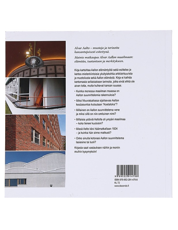 Alvar Aalto : muotoja ja tarinoita - Taskinen, Harri - Tietokirjat ja oppaat - 10105591463 - 1