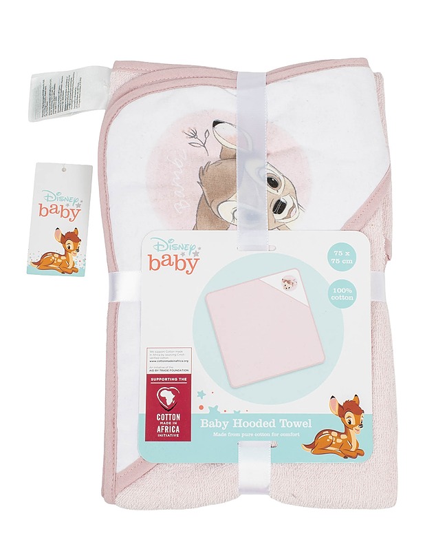 DISNEY Baby Bambi vauvan huppupyyhe - Muut sisustustavarat - 10105591508 - 0