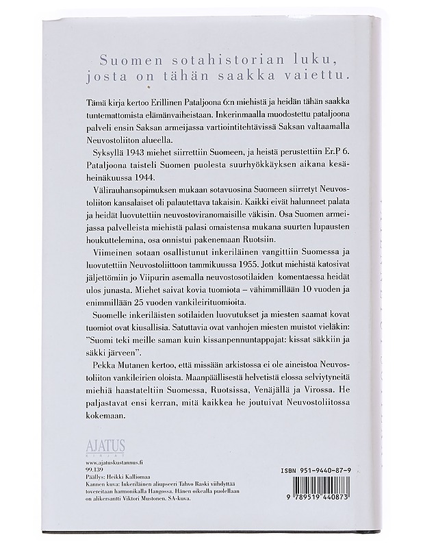 Vaiennetut sotilaat - Pekka Mutanen - Elämäkerrat ja muistelmat - 10105591521 - 1