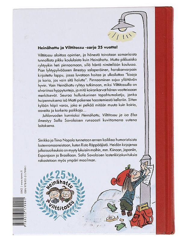 Heinähattu, Vilttitossu ja iso Elsa - Nopola, Sinikka - Lastenkirjat - 10105591534 - 1