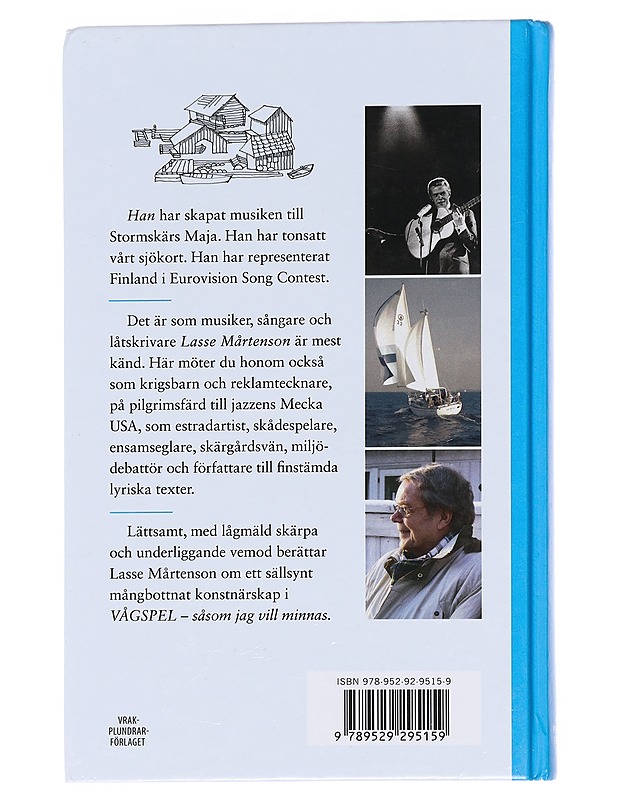 Vågspel / såsom jag vill minnas - Mårtenson, Lasse  - Elämäkerrat ja muistelmat - 10105591561 - 1