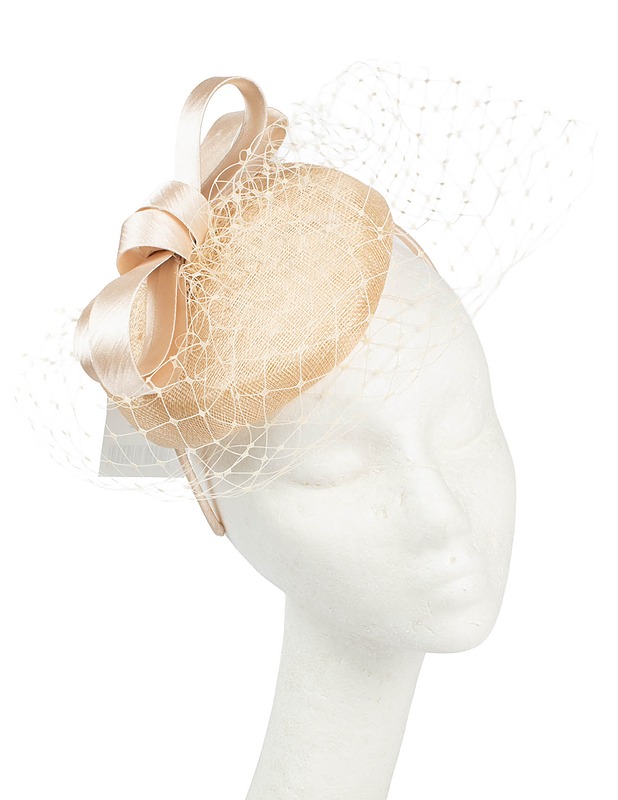 Shampanjanvärinen Fascinator-hattu - Asusteet - 10105591564 - 0