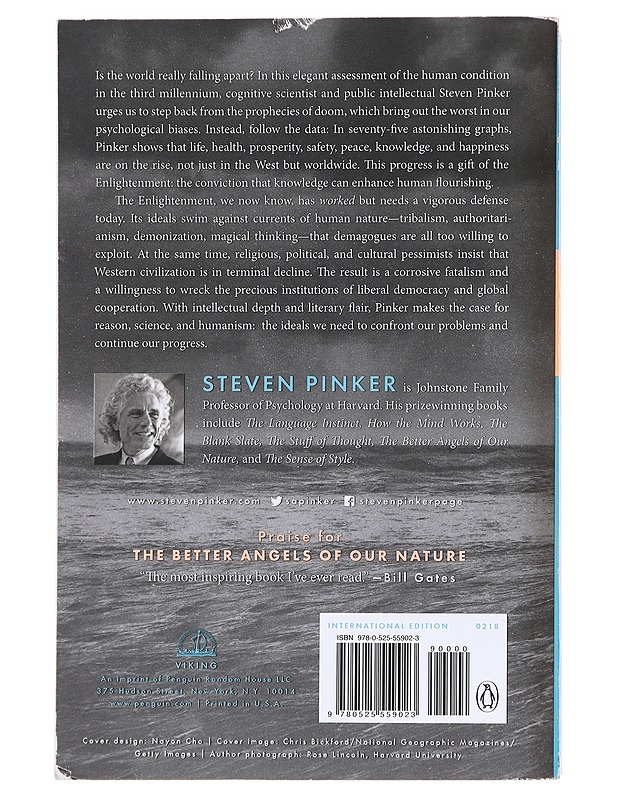 Enlightenment now : the case for reason, science, humanism, and progress - Steven Pinker - Romaanit ja novellit - 10105591567 - 1