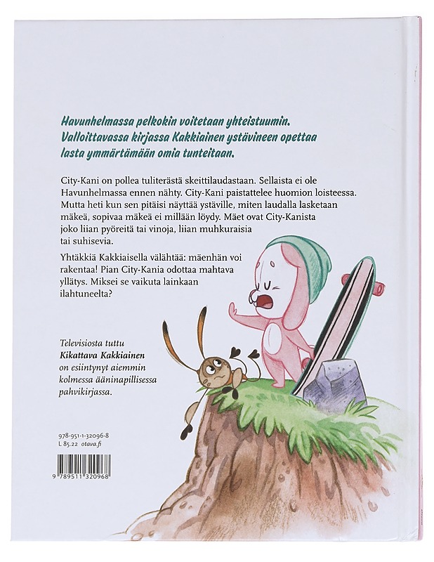 Kikattava Kakkiainen ja City-Kanin skeittilauta - Harlin, Anttu - Lastenkirjat - 10105591581 - 1