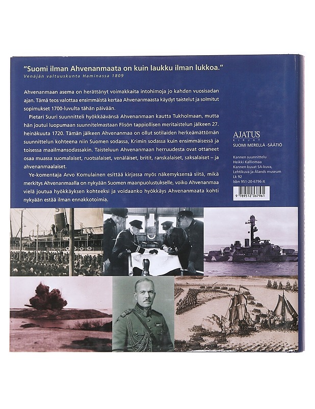 Taistelu Ahvenanmaasta / Oolannin iäisyyskysymys - Arvo Komulainen - Historiakirjat - 10105591591 - 1