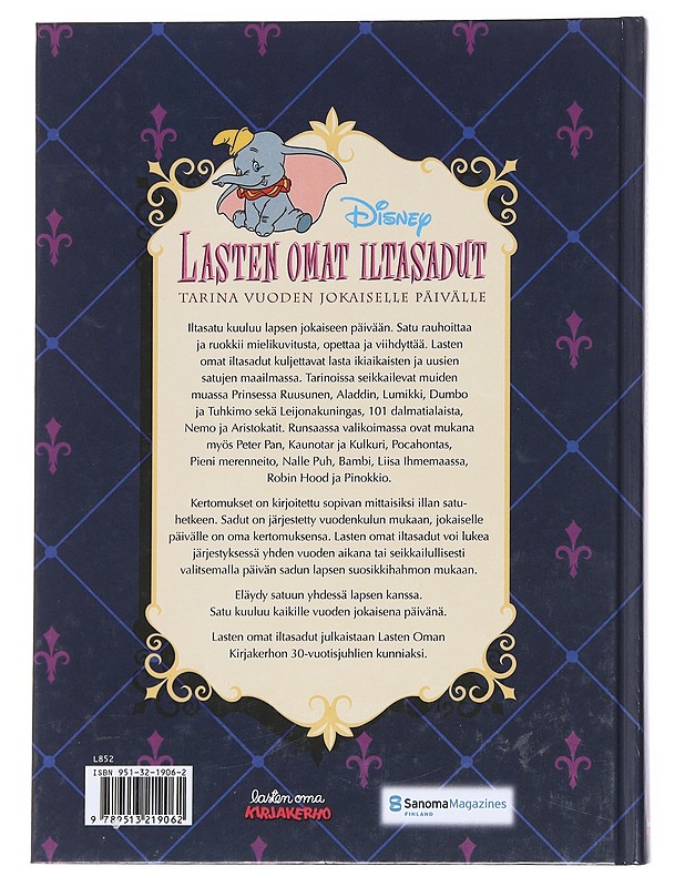 Lasten omat iltasadut / tarina vuoden jokaiselle päivälle - Disney, Walt - Lastenkirjat - 10105591706 - 1