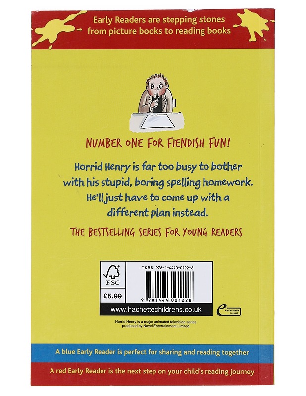 Horrid Henry's homework - Simon, Francesca - Lastenkirjat - 10105591727 - 1