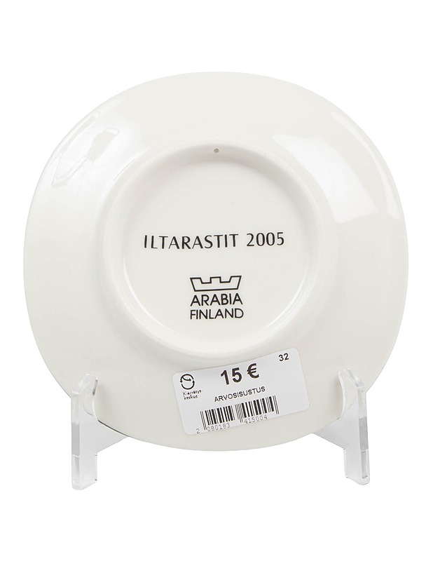ARABIA Iltarastit-sarjan Jänis -pienoislautanen, 12,5 cm - Designsuosikit - 10105591787 - 1