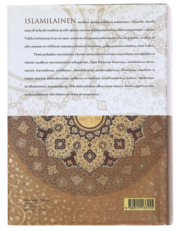 Islamilainen kulttuuri - Palva, Heikki - Historiakirjat - 10105591820 - 1