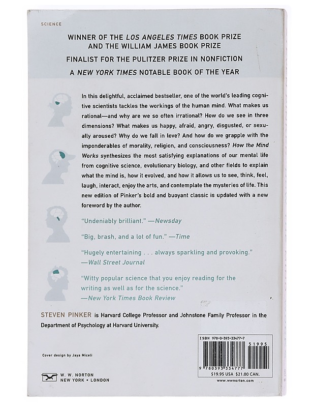 How the mind works : [with a new foreword] - Steven Pinker - Tietokirjat - 10105591836 - 1
