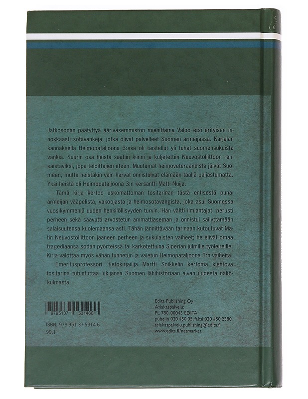Vaitelias mies - Matti Soikkeli - Elämäkerrat ja muistelmat - 10105591861 - 1