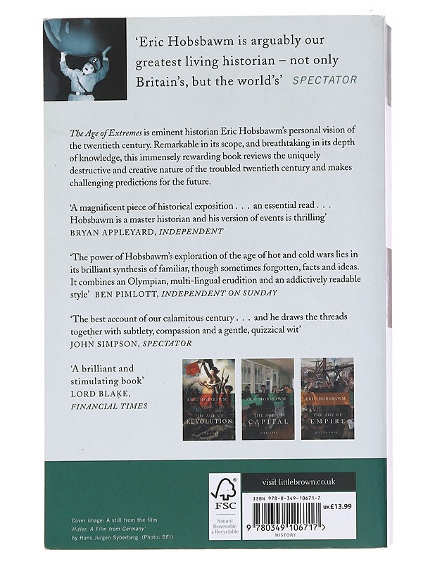 Age of extremes : the short twentieth century 1914-1991 - Eric Hobsbawm - Historiakirjat - 10105591897 - 1