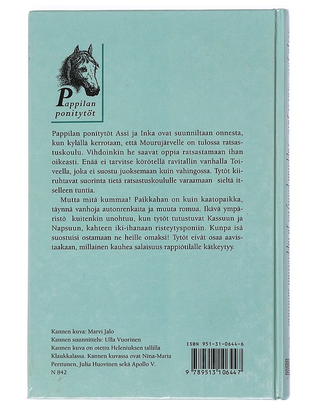 Pappilan ponitytöt ja rappiotilan salaisuus - Jalo, Merja - Nuorten kirjat - 10105591909 - 1