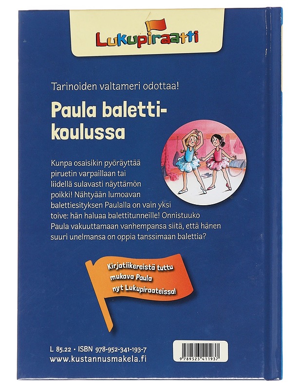 Lukupiraatti: Paula balettikoulussa - Reider, Katja - Lastenkirjat - 10105592060 - 1