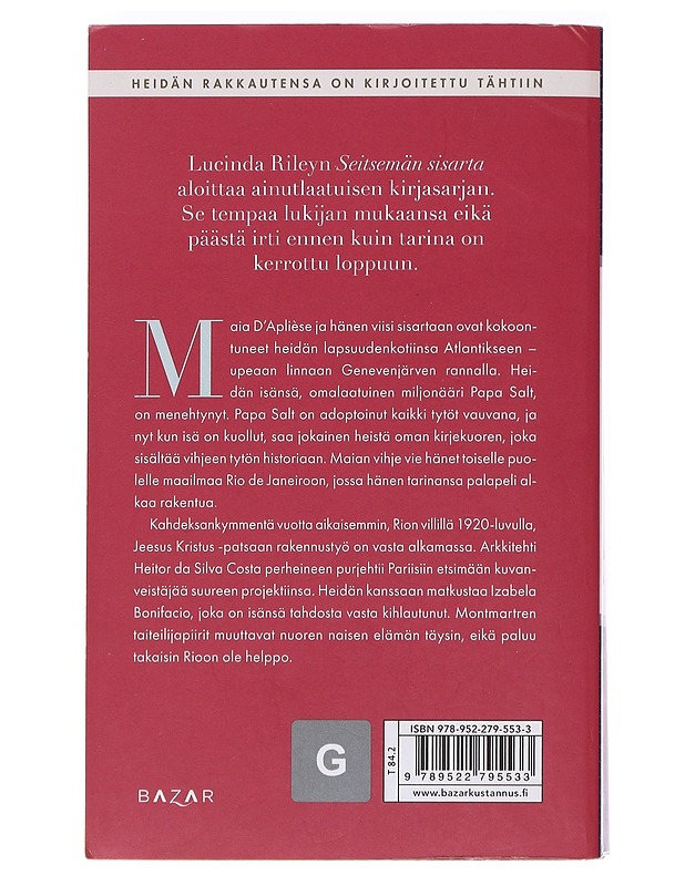 Seitsemän sisarta / Maian tarina - Riley, Lucinda - Romaanit ja novellit - 10105592078 - 1