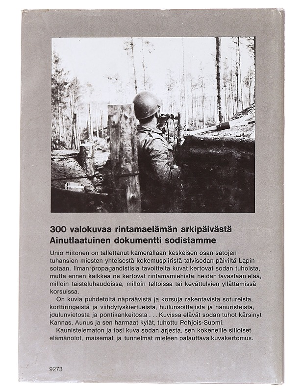 Rintama-elämää : valokuvia sieltä jostakin 1939-1944 - Unio Hiitonen - Historiakirjat - 10105592113 - 1