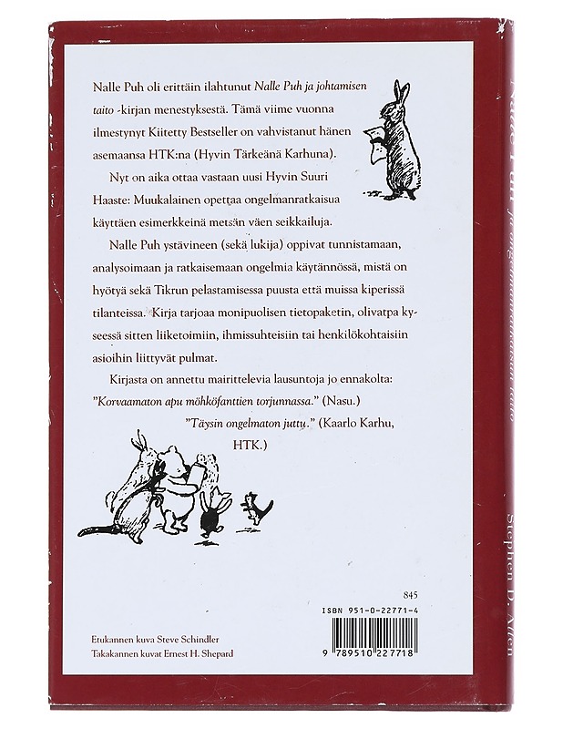 Nalle Puh ja ongelmanratkaisun taito / jossa Nalle Puh ja Nasu ystävineen tutkivat miten ongelmia ratkotaan - Allen, Roger E. - Nuorten kirjat - 10105592129 - 1