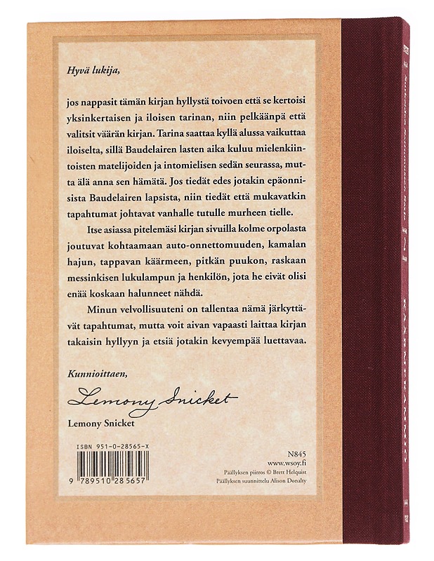 Käärmekammio - Snicket, Lemony - Nuorten kirjat - 10105592191 - 1