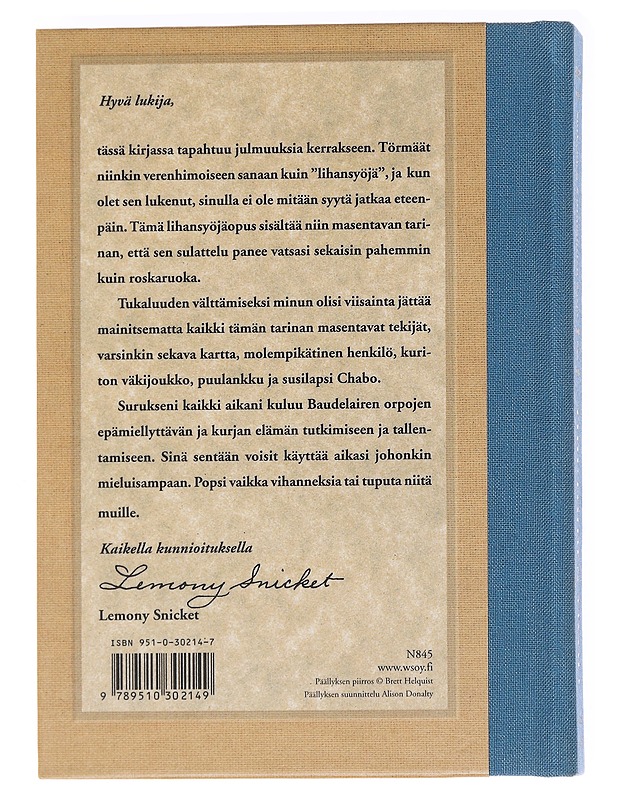 Surkeiden Sattumusten Sarja 9: Tihutöiden tivoli - Snicket, Lemony - Nuorten kirjat - 10105592227 - 1