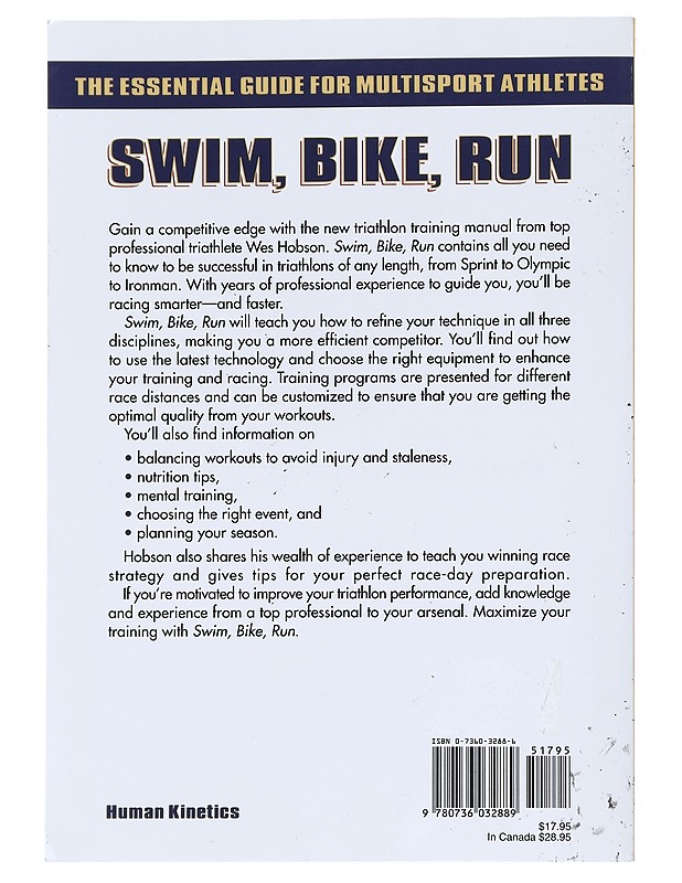 Swim, bike, run - Hobson, Wes - Tietokirjat ja oppaat - 10105592325 - 1